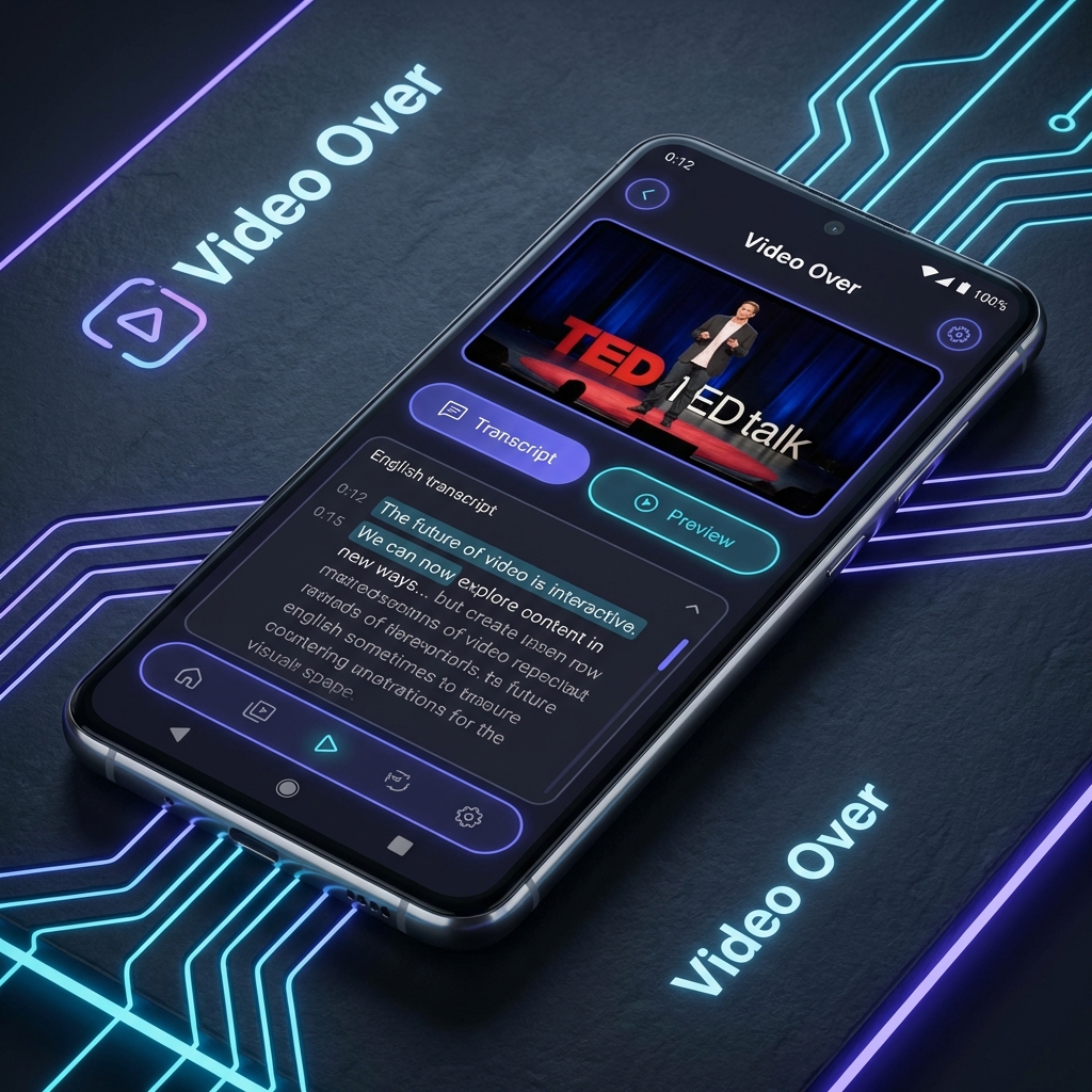 Video Over App Mockup